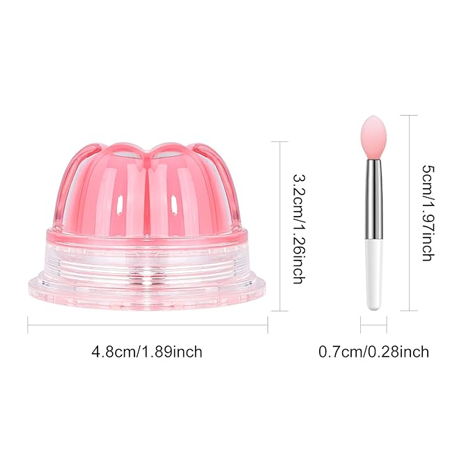 2Pc Jelly Lip Mask Overnight,Fruity Strawberry Lip Sleeping Mask Day Night Repair Kawaii Lip Balm Hydrate Plump Dry Lip Scrubs Exfoliator,Lip Care Lip Moisturizer with Collagen-Strawberry-VivaGrace Women