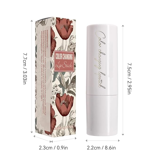 Magic Color Changing Lipstick, pH Lip Balm Glitter Shimmer Lipstick Plumping Glimmer Glow Jelly Lipstick, Hydrating Lasting Nourishing Moisture Lip Care Temperature Color Change Lip Gloss (4#)-VivaGrace Women