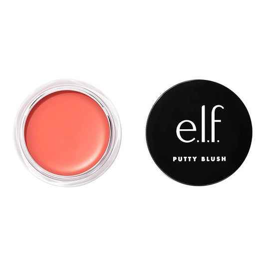 e.l.f. Putty Blush, Creamy & Ultra Pigmented Formula, Lightweight, Buildable Formula, Infused with Argan Oil & Vitamin E, Vegan & Cruelty-Free, Turks and Caicos-VivaGrace Women