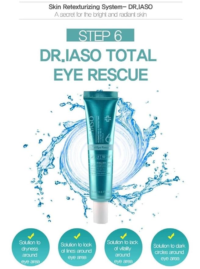 IASO Dr Total Eye Rescue - 0.60oz | eye cream moisturizer | eye cream anti aging bags & dark circle-VivaGrace Women