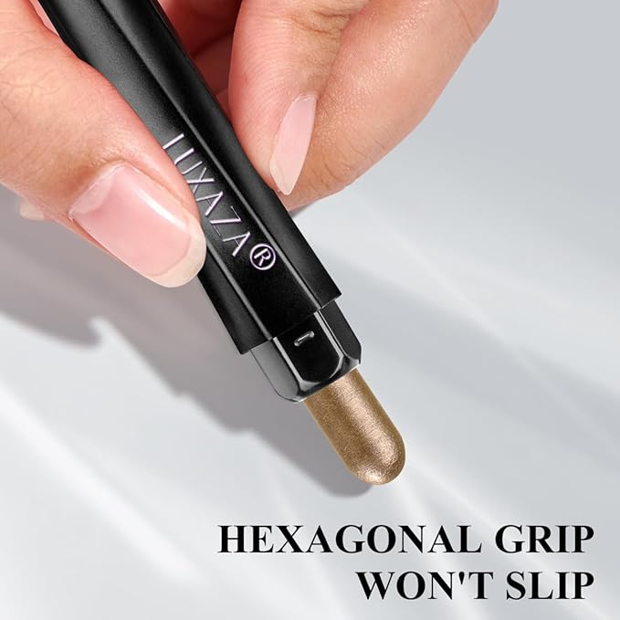 BROWN NEUTRAL Eyeshadow Stick Makeup 6PCS Set, Metallic Shimmer Matte Cream Eye Shadow Eyeliner Brightener Pencil Crayon - BROWN NEUTRAL-VivaGrace Women