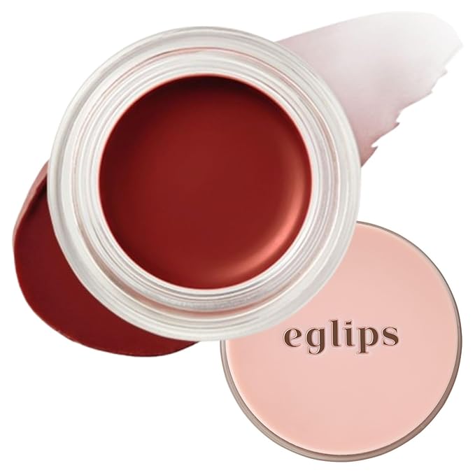 EGLIPS Lip & Cheek Glow Balm - Multi-Use Tinted Melting Balm Blush for Lips & Cheeks Builable and Blendable Texture (04 KINDER, 0.18 oz)-VivaGrace Women