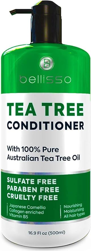 Tea Tree Oil Conditioner - Sulfate and Paraben Free - Anti Dandruff Treatment for Itchy, Dry Scalps - Ideal for Women and Men with Oily Hair and Scalp Buildup-VivaGrace Women