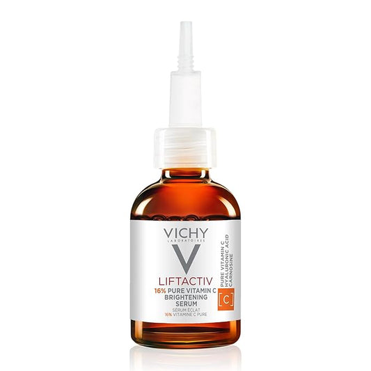 Vichy LiftActiv Vitamin C Serum For Face, Brightening Serum With 16% Pure Vitamin C + Hyaluronic Acid + Vitamin E, Improves Radiance & Firmness, Anti Aging, Protects Skin From Discoloration-VivaGrace Women