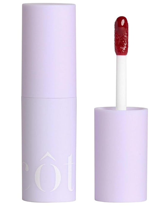 Côte Tempted Peptide Lip Shine – Warm Berry Lip Gloss for Bold Color & Hydration – Vegan, Cruelty-Free, Anti-Aging with Shea Butter & Hyaluronic Acid – Long-Lasting, Smooth, Moisturizing Shine-VivaGrace Women