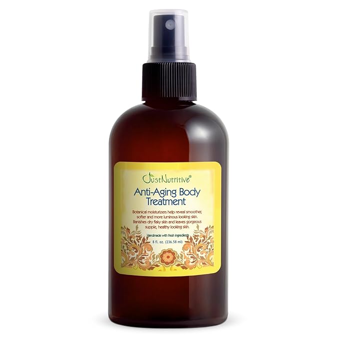 Just Nutritive Anti-Aging Body Treatment | Anti-Aging Moisturizer | Anti-Aging Skin Care | Body Oils | Body Moisturizer Skin Products For Anti-Aging 8 Fl Oz-VivaGrace Women