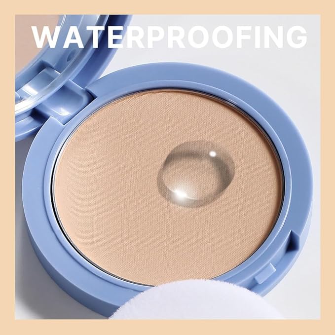 Pressed Matte Face Powder Makeup & Setting Powder for Poreless Wrinkle Blurring Contour Concealer Finishing,Lightweight,High Coverage,Shine Control, N.W 10g (01#)-VivaGrace Women