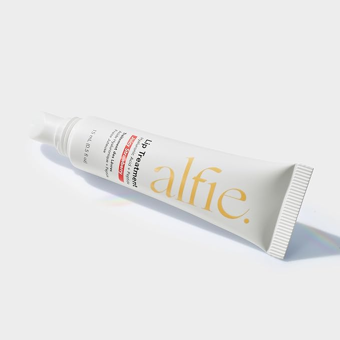 Alfie Hyaluronic Acid Lip Booster -Strawberry Flavor -15ml/0.5 Fl. Oz -Peptide Lip Treatment -Lip Plumper & Filler -Lip Serum & Moisturizer -Lip Volume Hydrating Treatment -Vegan Friendly, Non-Toxic-VivaGrace Women