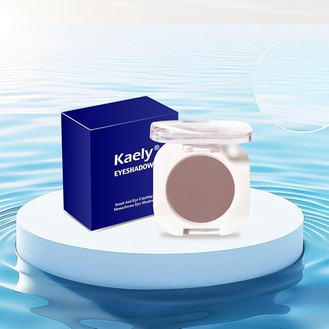 Brown Taupe Single Eyeshadow Makeup, Neutral Powde Eye Shadow for Older Women,Light Cocoa Matte Singles Eyeshadow Palette Pigmented Waterproof,sombras para ojos,Girls Monochrome Eyeshadows Gift-VivaGrace Women