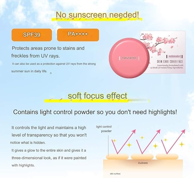 NATURACTOR Concealer 152 Natural Skin Care Cover Face 0.7 oz - Full Coverage Foundation, Made in Japan-VivaGrace Women