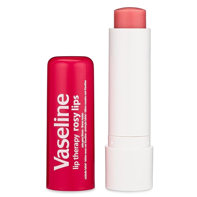 Vaseline Lip Therapy Rosy Lips - Hydrating Lip Balm Pack, Vaseline Stick, Lip Moisturizer for Dry Lips, 0.16 Oz Each (Pack of 8)-VivaGrace Women