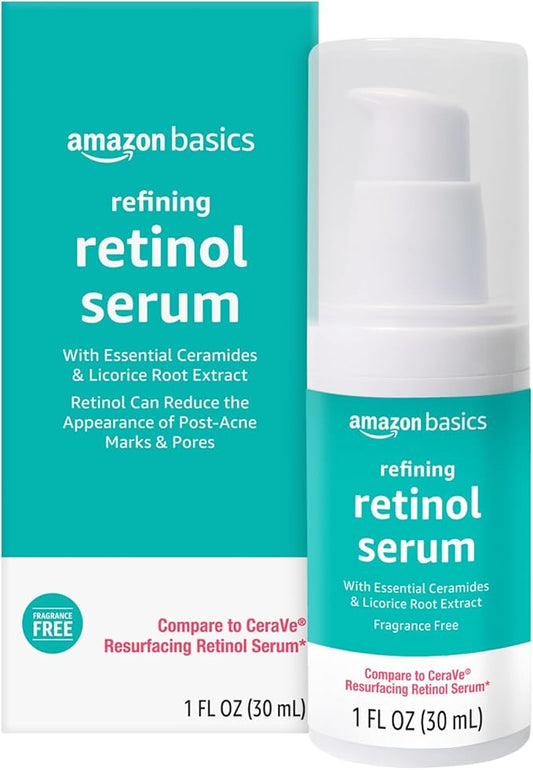 Amazon Basics Retinol Serum for Face, 1 Fluid Ounce, 1-Pack-VivaGrace Women