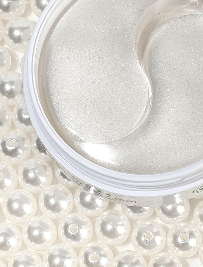 MIZON Pure Pearl Eye Gel Patch with Pearl, Diamond Powder, and Niacinamide for Radiance, Firming, and Nourishment – 60pcs – Improves Dark Circles and Luminosity-VivaGrace Women
