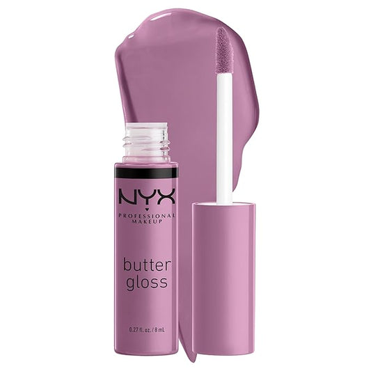 NYX PROFESSIONAL MAKEUP Butter Gloss, Non-Sticky Lip Gloss - Marshmallow (Muted Lilac)-VivaGrace Women