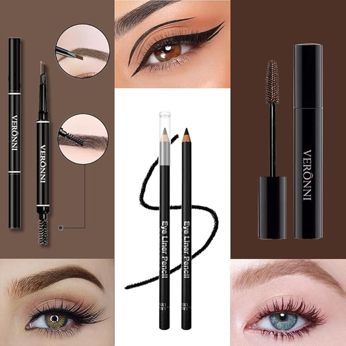 Makeup Kit for Women Full Kit, All in one makeup kit with Eyeshadow Eyeliner Eyebrow Lip Gloss Face Makeup & Brushes Full Starter Cosmetics Set For Girls & Teens (Set A)-VivaGrace Women