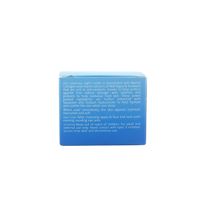 Om She Aromatherapy Marine Collagen with Red Algae Night Cream-VivaGrace Women