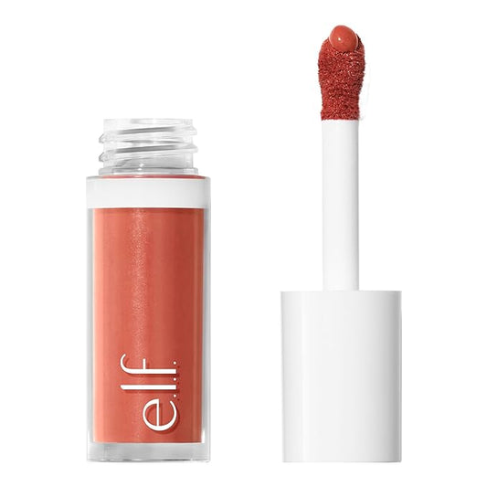 e.l.f. Camo Liquid Blush, Long-lasting Liquid Blush For High-pigment Color, Creates A Soft, Dewy Finish, Vegan & Cruelty-free, Copper Etiquette-VivaGrace Women