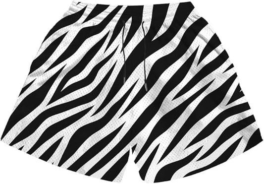 Fashion Funny Animal Printing Swim Trunks 5 inch Inseam Quick Dry Active Board Shorts for Men-VivaGrace Women