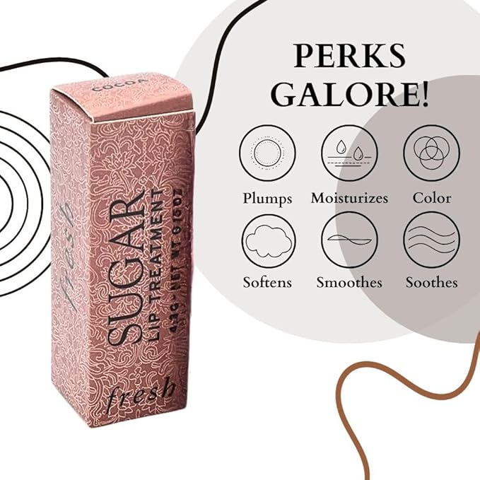 Fresh Sugar Lip Treatment - Cocoa 4.3g, Brown, 0.15 Ounce-VivaGrace Women