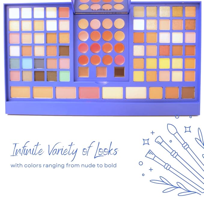 SEPHORA COLLECTION Wishing You Blockbuster Multi-Use Makeup Palette-VivaGrace Women
