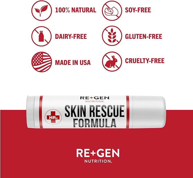 Skin Rescue Formula (Herp Stop Discreet) Defense and Support for Clear Skin 100% Natural! Peppermint Oil, Shea Butter, Zinc, Tea Tree, Coconut Oil .5 oz-VivaGrace Women