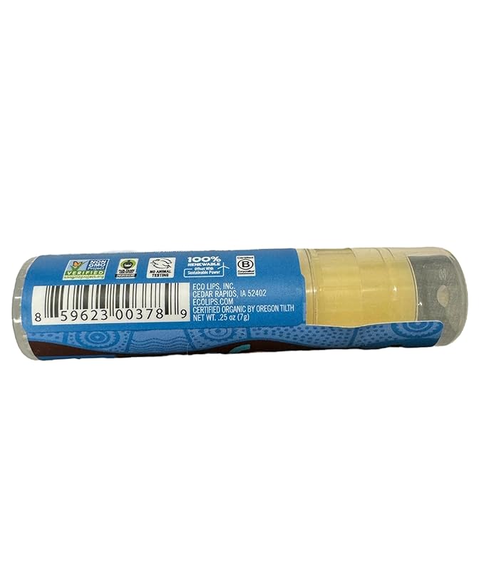 LIP BALM Mongo Kiss 6-Pack by Eco Lips 100% Organic Beeswax & Cocoa Butter Lip Care with Mongongo Oil - Soothe & Moisturize Dry & Cracked Lips - Made in USA. (Unflavored)-VivaGrace Women