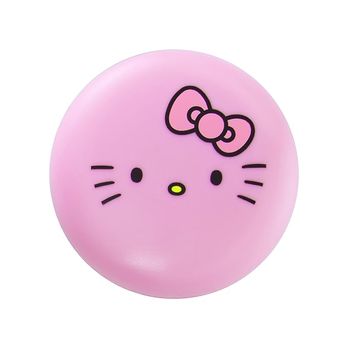 The Crème Shop x Hello Kitty Macaron Lip Balm, Korean Lip Balm with Shea Butter and Vitamin E - Holiday Unicorn Winter Apple Pie-VivaGrace Women