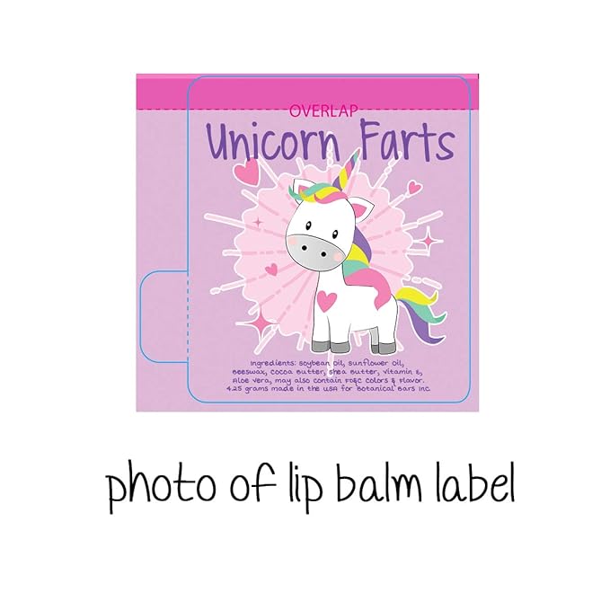 12 Unicorn Farts Lip Balm Favors - Unicorn Theme Lip Balms - Unicorn Party Favors - Girls Party Favors - Unicorn Farts Favors-VivaGrace Women
