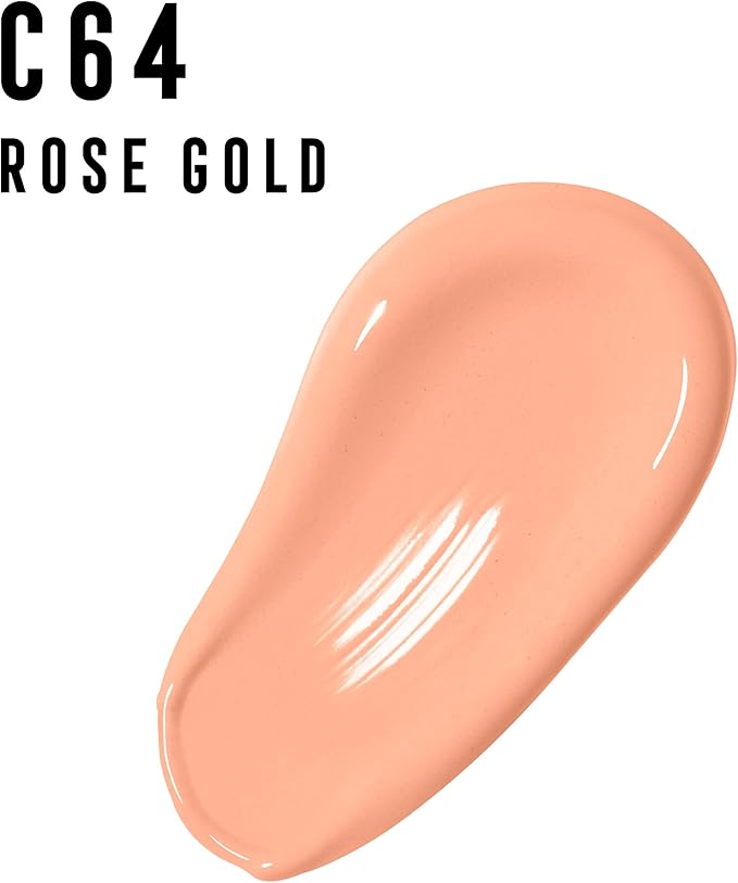 Max Factor Facefinity 3-in-1 All Day Flawless Liquid Foundation, SPF 20-64 Rose Gold, 30 ml-VivaGrace Women