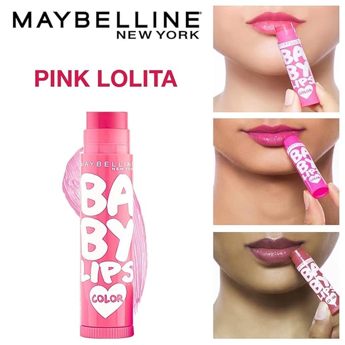 Maybelline Baby Lips Loves Color Lipcare Spf 16 - Pink Lolita-VivaGrace Women