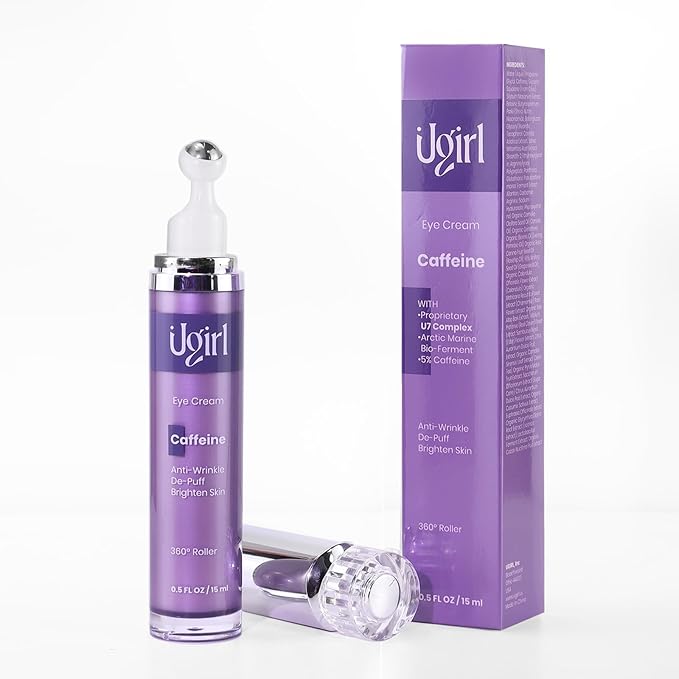 Eye Cream for Dark Circles and Anti-Aging - 0.5 fl. oz Dark Circle Eye Cream with Caffeine and Hyaluronic - Designed to Smooth Skin Around Delicate Eye and Under-Eye Area-VivaGrace Women