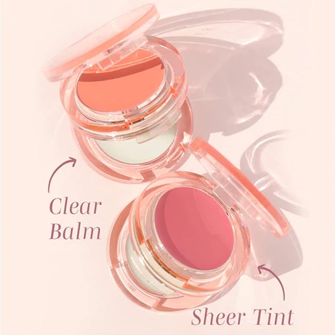 Wander Beauty Double Date Lip & Cheek - Be Mine/Swipe - 4-in-1 Cream Blush & Lip Tint - Blush, Lip Moisturizer, Lip Balm, & Eye Gloss - Multitasking Eye, Cheek, and Lip Makeup With Green Tea - 0.07 oz-VivaGrace Women