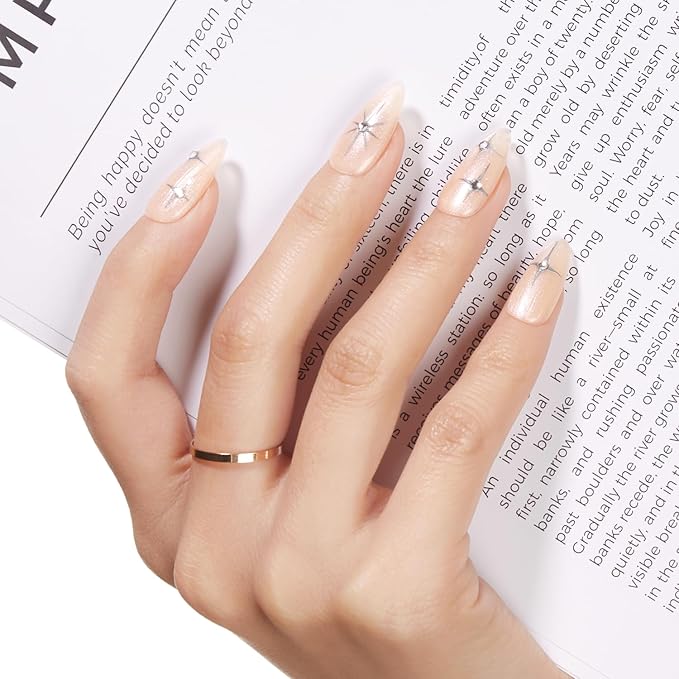 modelones Builder Nail Gel, 8-in-One Gold Shimmer Builder, Champagne Sparkle Glitter Rubber Color Base Gel Polish LED Lamp Cured, Apex Building Strengthener Extension for Home DIY Salon Girls-VivaGrace Women