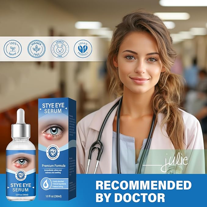 Stye Eye Treatment, Stye Eye Serum for Styes Chalazion and Blepharitis, Gently Cleanses Lashes and Eyes, Restore Healthier Eye Skin, 1 Fl.oz-VivaGrace Women