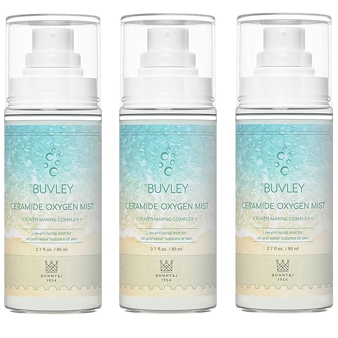 Ceramide Oxygen Face Mist | Low pH, Vegan, Cruelty Free | Hydrating Refreshing Soothing Facial Mist Spray with Antioxidants 2.7 Fl Oz (3)-VivaGrace Women