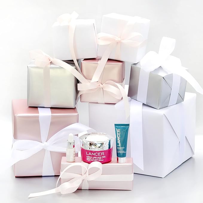 Lancer Skincare Vibrant Glow 3-Piece Set, Contains Moisturizing Face Mask, Caviar Acid Peel, Active Rejuvenation Serum for Vibrant Skin-VivaGrace Women