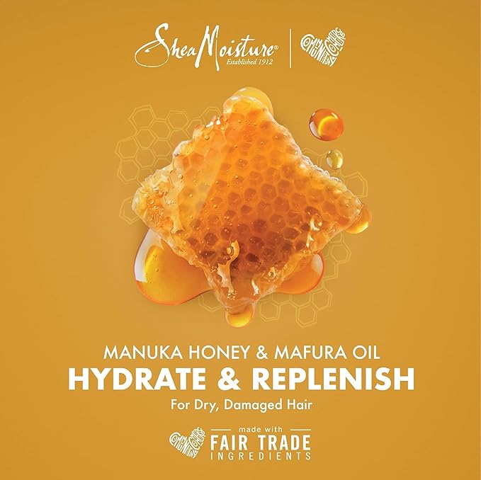 SheaMoisture Conditioner Intensive Hydration for Dry, Damaged Hair Manuka Honey and Mafura Oil to Nourish and Soften Hair 13 oz-VivaGrace Women