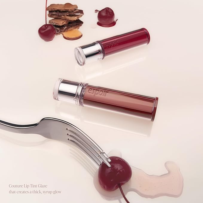 Espoir Couture Lip Tint Glaze #23 Affogato 0.14oz | Volumizing Lip Stain with Syrupy Shine | Long-Lasting & Vibrant Color for Radiant Lip Look | Moisturizing & Glossy Lip Tint | Korean Lip Makeup-VivaGrace Women