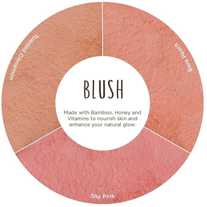 Burt's Bees 100% Natural Origin Blush with Vitamin E, Toasted Cinnamon - 0.19 Ounce-VivaGrace Women