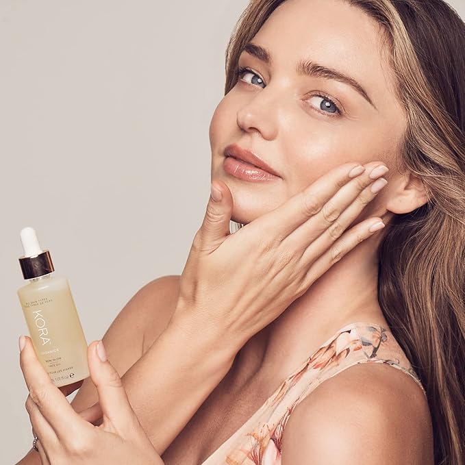 KORA Organics Noni Glow Hydrating Face Oil with Rosehip, Gua Sha Oil, Certified Organic, Cruelty Free, 0.34 fl oz - Face Care Beauty Products for Women-VivaGrace Women