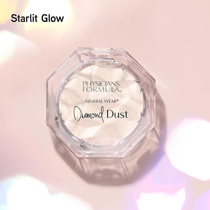 Physicians Formula Mineral Wear® Mini Diamond Dust - Starlit Glow, Finishing Powder, Travel Size, Clean Beauty-VivaGrace Women