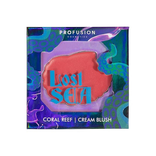Profusion Cosmetics Sea Witch Cream Blush, Channel Your Inner Siren for Mesmerizing Look, Get Mermaid Glow and Achieve Stunning Cheek Color with Sea Witch Cream Blush (Violet Wave, 1)-VivaGrace Women