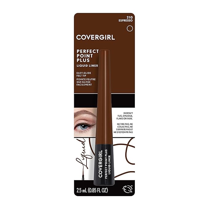 Covergirl Perfect Point Plus Liquid Eyeliner, Espresso, .08 Fl. Oz.