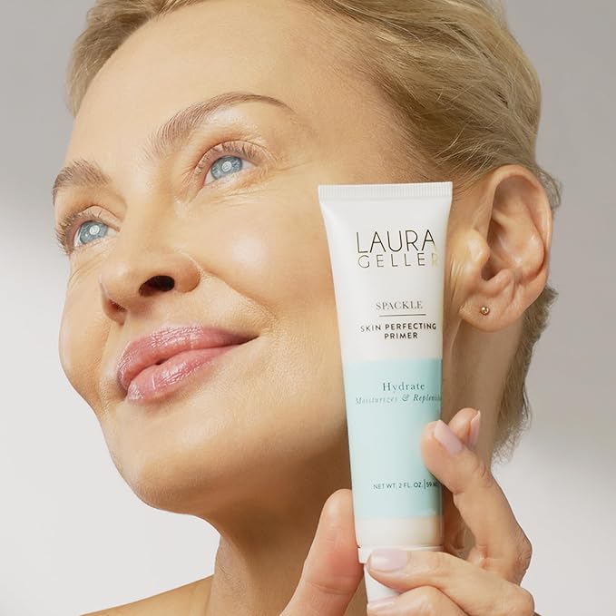 LAURA GELLER NEW YORK Spackle Duo: Spackle Super-Size Skin Perfecting Makeup Primer - Hydrate + Champagne Glow-VivaGrace Women