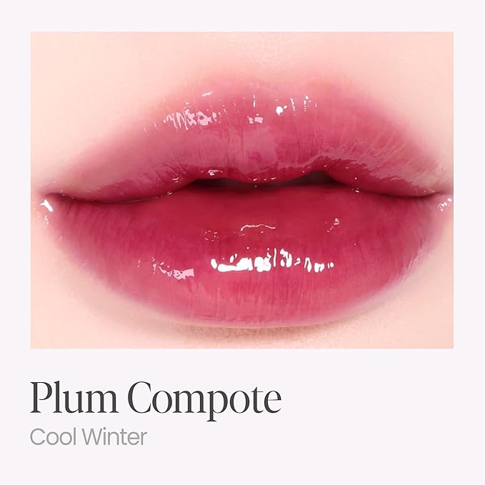 Espoir Couture Lip Tint Glaze #20 Plum Compote 0.14oz | Volumizing Lip Stain with Syrupy Shine | Long-Lasting & Vibrant Color for Radiant Lip Look | Moisturizing & Glossy Lip Tint | Korean Lip Makeup-VivaGrace Women