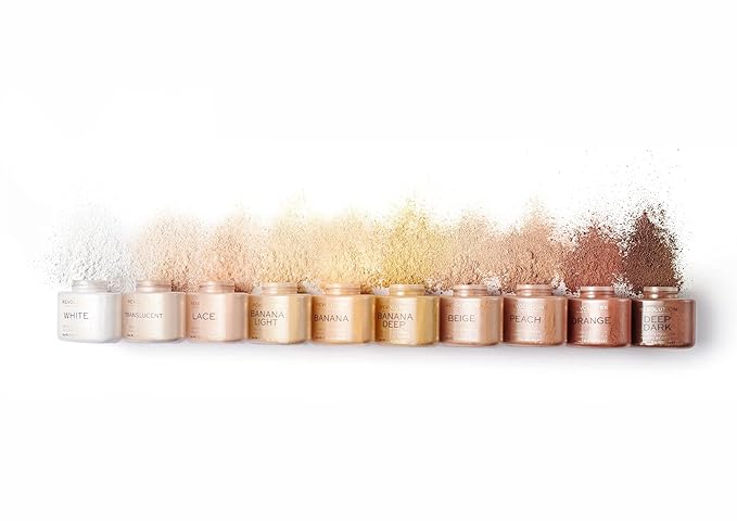 Revolution Beauty, Loose Baking Powder, Makeup Setting Powder, Long Lasting Coverage, Mattifies & Reduces Shine, Banana Deep, 1.13 Oz-VivaGrace Women