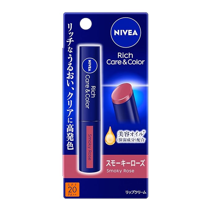 Nivea Ritchikea & color lip Smoky Rose 2g-VivaGrace Women