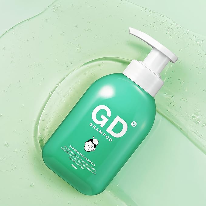 TS GD Shampoo for Teens | Korean Anti-Dandruff Shampoo for Oily & Itchy Scalp | Fruity Allergy-Free Scent | Sulfate-Free Gentle Hair Care (14.1 Oz)-VivaGrace Women