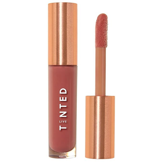 Live Tinted Huegloss High-Shine Lip Gloss - Hydrating, Non-Sticky, Moisturizing Lip Gloss with Hyaluronic Acid, Coconut Oil, and Shea Butter For a Soft Barrier & Seals in Moisture - Mauve-VivaGrace Women