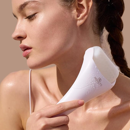 The Ice Roller by Project E Beauty | Cryotherapy Treatment | Facial Massage | Reduce Under Eye Puffiness, Dark Circles | Muscle Soreness Pain Relief Redness-VivaGrace Women